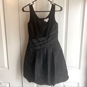 Black Jessica Simpson bubble hem cocktail party homecoming dress